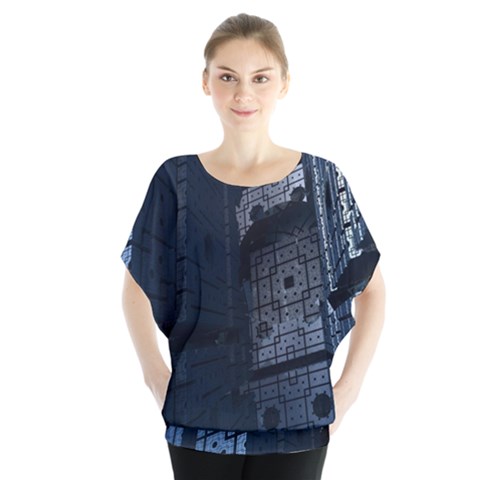 Graphic Design Background Blouse by Sapixe