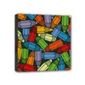 Colored Pencils Pens Paint Color Mini Canvas 4  x 4  View1