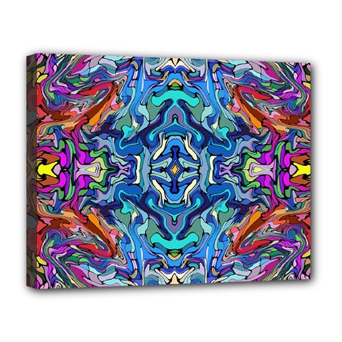 Colorful-2-4 Canvas 14  X 11  by ArtworkByPatrick