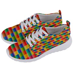 Background Colorful Abstract Men s Lightweight Sports Shoes by Nexatart