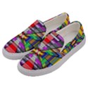 Art Vanishing Point Vortex 3d Men s Canvas Slip Ons View2