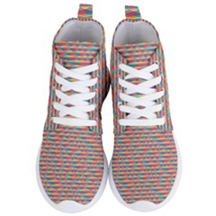 Background Abstract Colorful Women s Lightweight High Top Sneakers by Nexatart