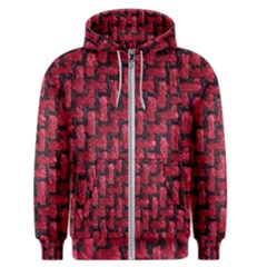 Fabric Pattern Desktop Textile Men s Zipper Hoodie by Nexatart