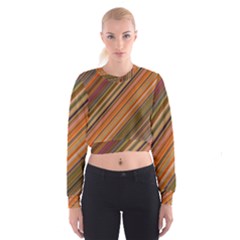 Background Texture Pattern Cropped Sweatshirt by Nexatart