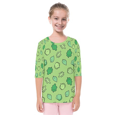 Funny Greens And Salad Kids  Quarter Sleeve Raglan Tee by kostolom3000shop