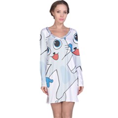 Animal Anthropomorphic Long Sleeve Nightdress by Sapixe