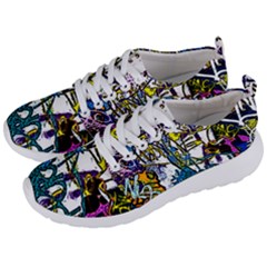 Graffiti Wall Cartoon Style Art Men s Lightweight Sports Shoes by flipstylezfashionsLLC