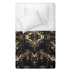 Golden Florals Pattern  Duvet Cover (single Size) by flipstylezfashionsLLC