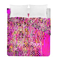 Hot Pink Mess Snakeskin Inspired  Duvet Cover Double Side (full/ Double Size) by flipstylezfashionsLLC