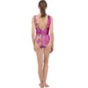 Hot pink mess snakeskin inspired  Center Cut Out Swimsuit View2