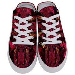 Gorgeous Burgundy Native Watercolors By Kiekie Strickland Half Slippers by flipstylezfashionsLLC