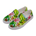 Crab Apple Flowers Women s Canvas Slip Ons View2