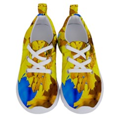 Yellow Maple Leaves Running Shoes by FunnyCow