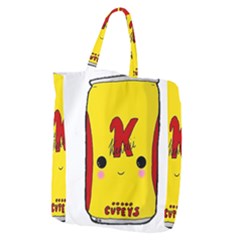 Kawaii Cute Tennants Lager Can Giant Grocery Tote by CuteKawaii1982