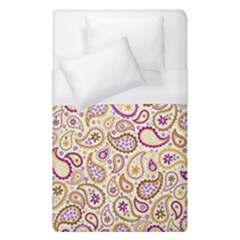 Damascus Image Purple Background Duvet Cover (single Size) by flipstylezfashionsLLC