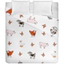 Farm Animals Duvet Cover Double Side (California King Size) View1