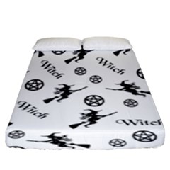 Witches And Pentacles Fitted Sheet (king Size) by IIPhotographyAndDesigns