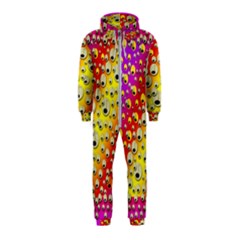 Festive Music Tribute In Rainbows Hooded Jumpsuit (kids)