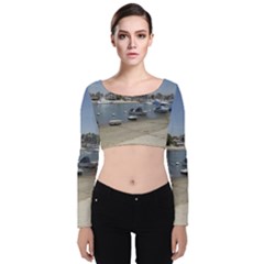 Balboa 3 Velvet Crop Top by bestdesignintheworld