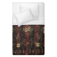 A Golden Dragon Burgundy Design Created By Flipstylez Designs Duvet Cover (single Size) by flipstylezfashionsLLC