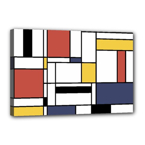 Abstract Art Of Avant Garde Canvas 18  X 12  by FunnyCow