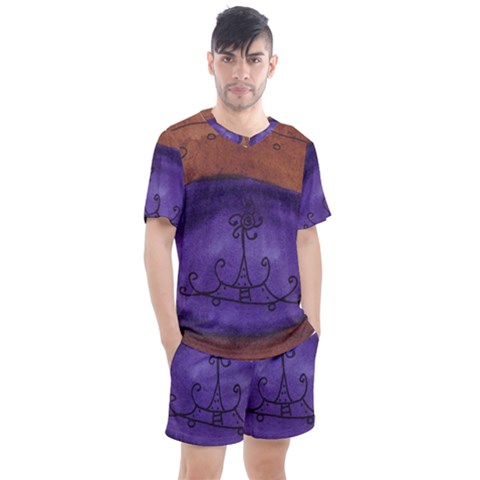 House Egg Men s Mesh Tee And Shorts Set by snowwhitegirl