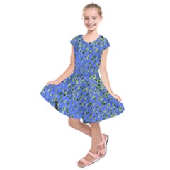 Raining Leaves Kids  Short Sleeve Dress by snowwhitegirl