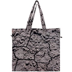 Earth  Dark Soil With Cracks Canvas Travel Bag by FunnyCow