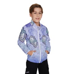 Wonderful Butterlies With Flowers Windbreaker (kids) by FantasyWorld7