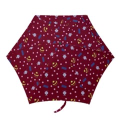 Cakes And Sundaes Red Mini Folding Umbrellas by snowwhitegirl