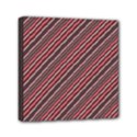 Brownish Diagonal Lines Mini Canvas 6  x 6  View1