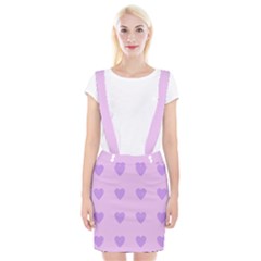 Violet Heart Braces Suspender Skirt by snowwhitegirl