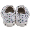 White Milk Hearts Women s Low Top Canvas Sneakers View4