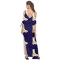 Navy Boots Maxi Chiffon Cover Up Dress View2