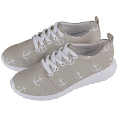 Lt Grey Anchors Men s Lightweight Sports Shoes by snowwhitegirl
