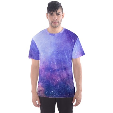 Galaxy Men s Sports Mesh Tee by snowwhitegirl