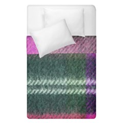 Pink Plaid Flannel Duvet Cover Double Side (single Size) by snowwhitegirl