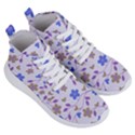 Blue Vintage Flowers Women s Lightweight High Top Sneakers View3