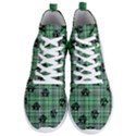 Green  Plaid Anarchy Men s Lightweight High Top Sneakers View1