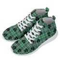 Green  Plaid Anarchy Men s Lightweight High Top Sneakers View2