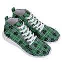 Green  Plaid Anarchy Men s Lightweight High Top Sneakers View3