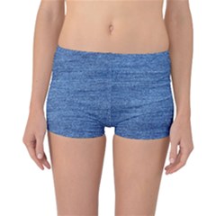 Blue Denim Reversible Boyleg Bikini Bottoms by snowwhitegirl