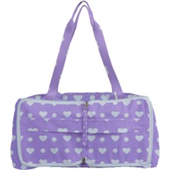 Hearts Dots Purple Multi Function Bag	 by snowwhitegirl