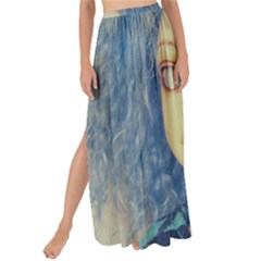 Blue Hair Boy Maxi Chiffon Tie-up Sarong by snowwhitegirl