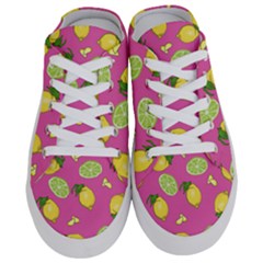 Lemons And Limes Pink Half Slippers by snowwhitegirl