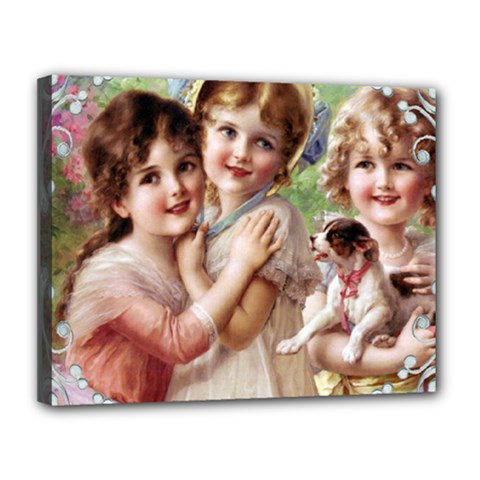 Vintage 1501556 1920 Canvas 14  X 11  (stretched) by vintage2030