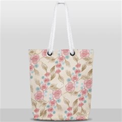 Background 1659247 1920 Full Print Rope Handle Tote (small) by vintage2030