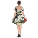 Flowers 1776617 1920 Short Sleeve Bardot Dress View2