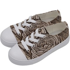 Flowers 1776630 1920 Kids  Low Top Canvas Sneakers by vintage2030