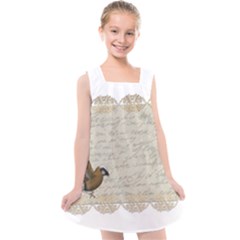 Tag Bird Kids  Cross Back Dress by vintage2030